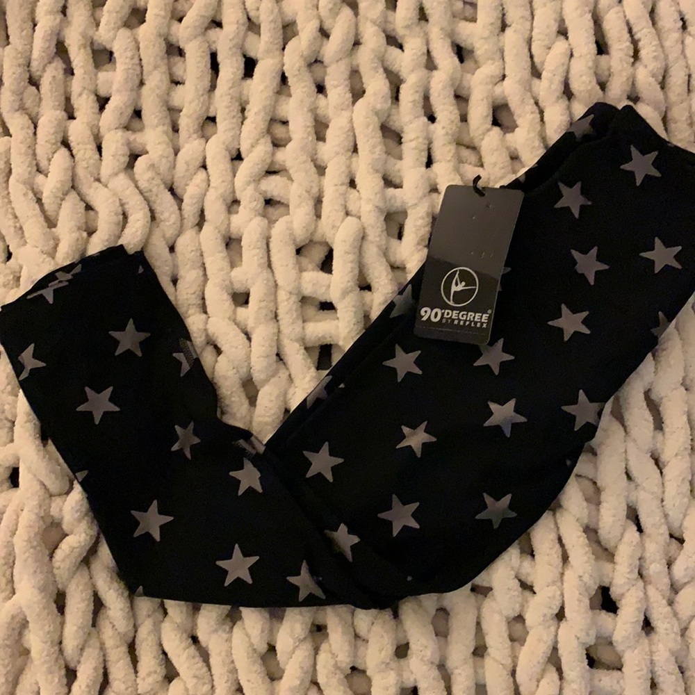 90 degree star design yoga pants/leggings BNWT